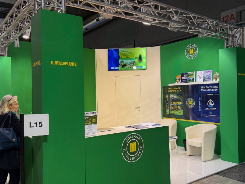 Lo stand Il Millepiante in fiera